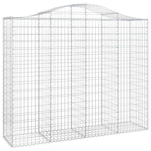 Obokane gabion košare 18kosi 200x50x160/180 cm pocinkano železo - Image 3