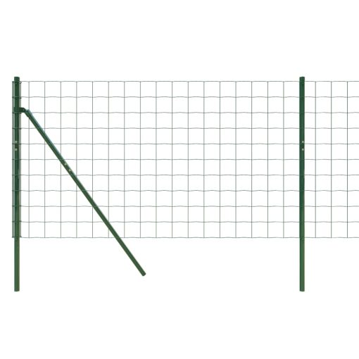 Ograja iz žične mreže zelena 1x25 m pocinkano jeklo - Image 4