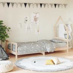 Otroški posteljni okvir 80x200 cm trdna borovina