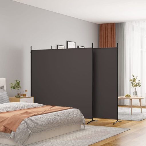 Paravan 4-delni 698x180 cm rjavo blago