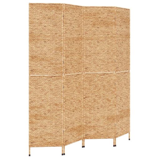 Paravan s 4 paneli 163x180 cm vodna hijacinta - Image 2