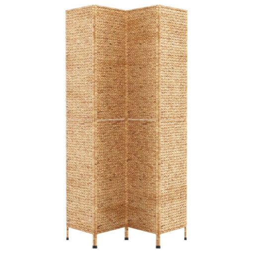 Paravan s 4 paneli 163x180 cm vodna hijacinta - Image 4