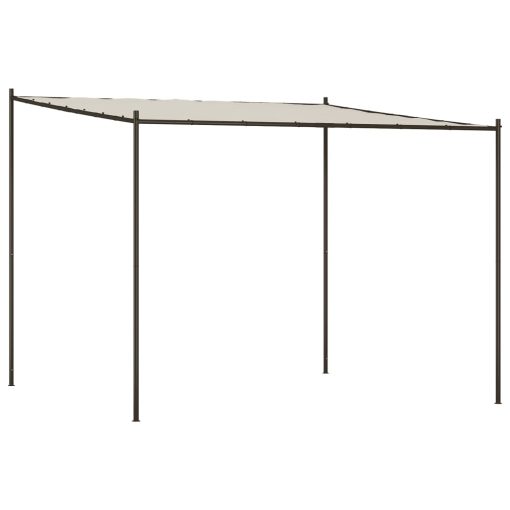 Paviljon bel 3x3 m 180 g/m² blago in jeklo - Image 2