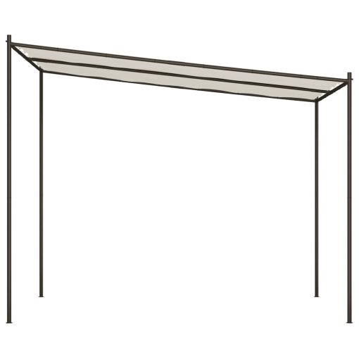 Paviljon bel 3x3 m 180 g/m² blago in jeklo - Image 4