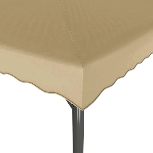 Paviljon taupe 3x3 m aluminij in jeklo - Image 3