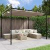 Pergola s pomično streho taupe 295x292x230 cm