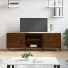 TV omarica rjavi hrast 150x30x50 cm inženirski les