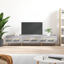 TV omarica siva sonoma 150x36x30 cm inženirski les