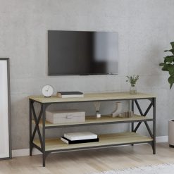 TV omarica sonoma hrast 100x40x50 cm inženirski les