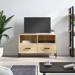 TV omarica sonoma hrast 80x36x50 cm inženirski les