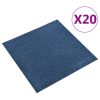 Talna obloga preproga 20 kosov 5 m² 50x50 cm temno modra
