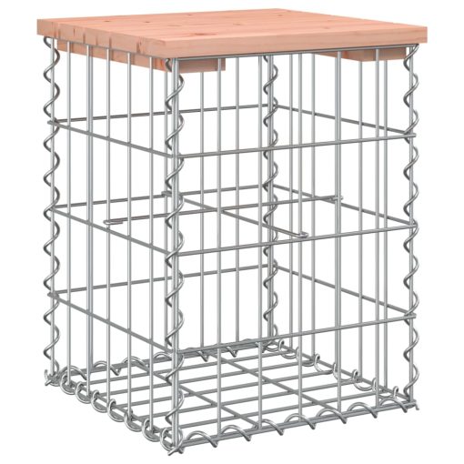 Vrtna klop gabion 33x31x42 cm trden les douglas - Image 2