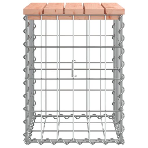 Vrtna klop gabion 33x31x42 cm trden les douglas - Image 4