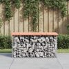 Vrtna klop gabion 83x44x42 cm trden les douglas