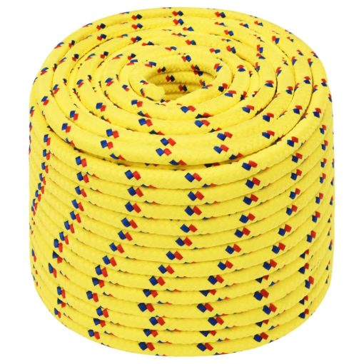 Vrv za čoln rumena 14 mm 50 m polipropilen - Image 2