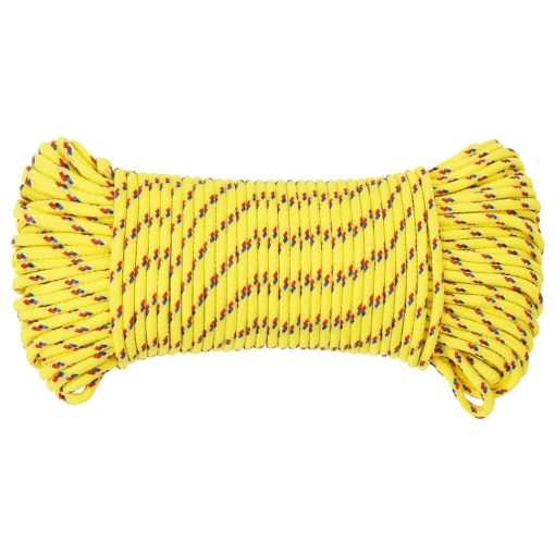 Vrv za čoln rumena 3 mm 25 m polipropilen - Image 3