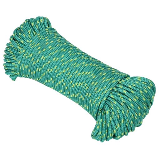 Vrv za čoln zelena 4 mm 100 m polipropilen - Image 2