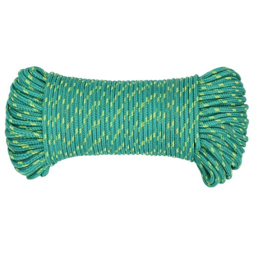 Vrv za čoln zelena 4 mm 100 m polipropilen - Image 3