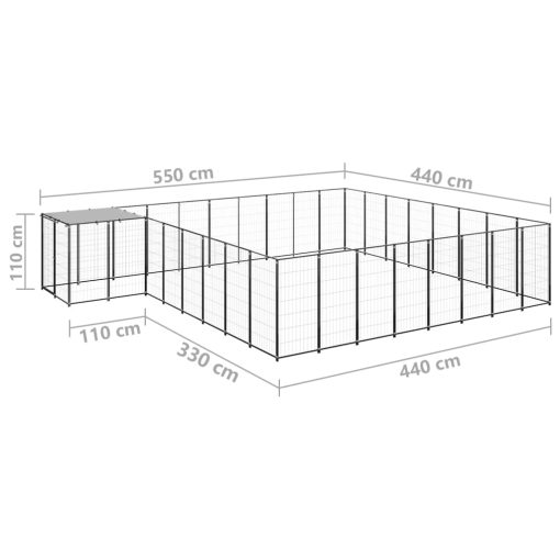 57 m² jeklo