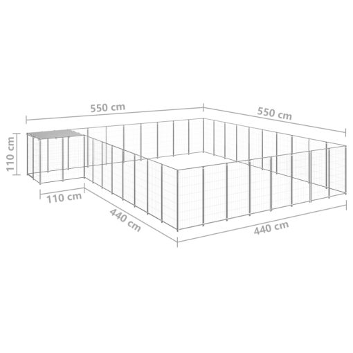 41 m² jeklo