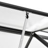 Rastlinjak antracit iz aluminija 8