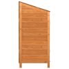 Vrtna lopa rjava 102x52x112 cm trden les jelke
