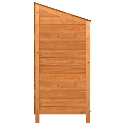 Vrtna lopa rjava 102x52x112 cm trden les jelke