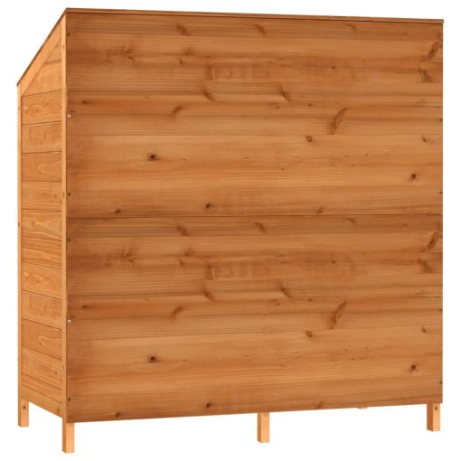 Vrtna lopa rjava 102x52x112 cm trden les jelke