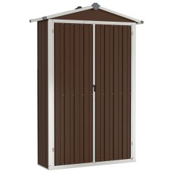 Vrtna lopa rjava 116x45x175 cm pocinkano jeklo