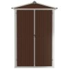 Vrtna lopa rjava 116x45x175 cm pocinkano jeklo