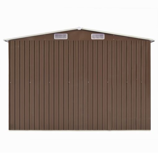 Vrtna lopa rjava 257x990x181 cm pocinkano jeklo