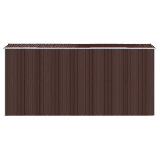 Vrtna lopa temno rjava 192x440x223 cm pocinkano jeklo