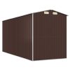 Vrtna lopa temno rjava 192x440x223 cm pocinkano jeklo
