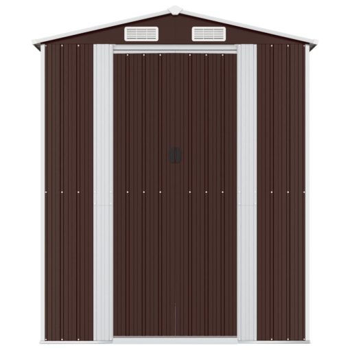 Vrtna lopa temno rjava 192x855x223 cm pocinkano jeklo