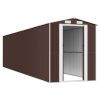 Vrtna lopa temno rjava 192x855x223 cm pocinkano jeklo