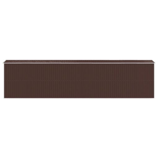 Vrtna lopa temno rjava 192x855x223 cm pocinkano jeklo