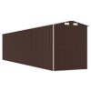 Vrtna lopa temno rjava 192x855x223 cm pocinkano jeklo