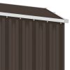 Vrtna lopa za drva rjava 245x98x159 cm pocinkano jeklo