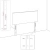 Posteljni okvir brez vzmetnice temno moder 160x200 cm žamet